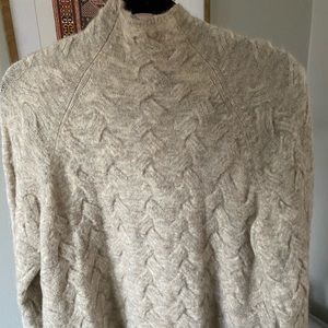 Aritzia Wilfred Oatmeal Sweater